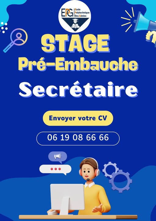 stage pré embauche secrétaire