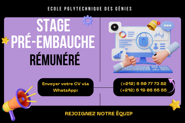 stage pré embauche développeur